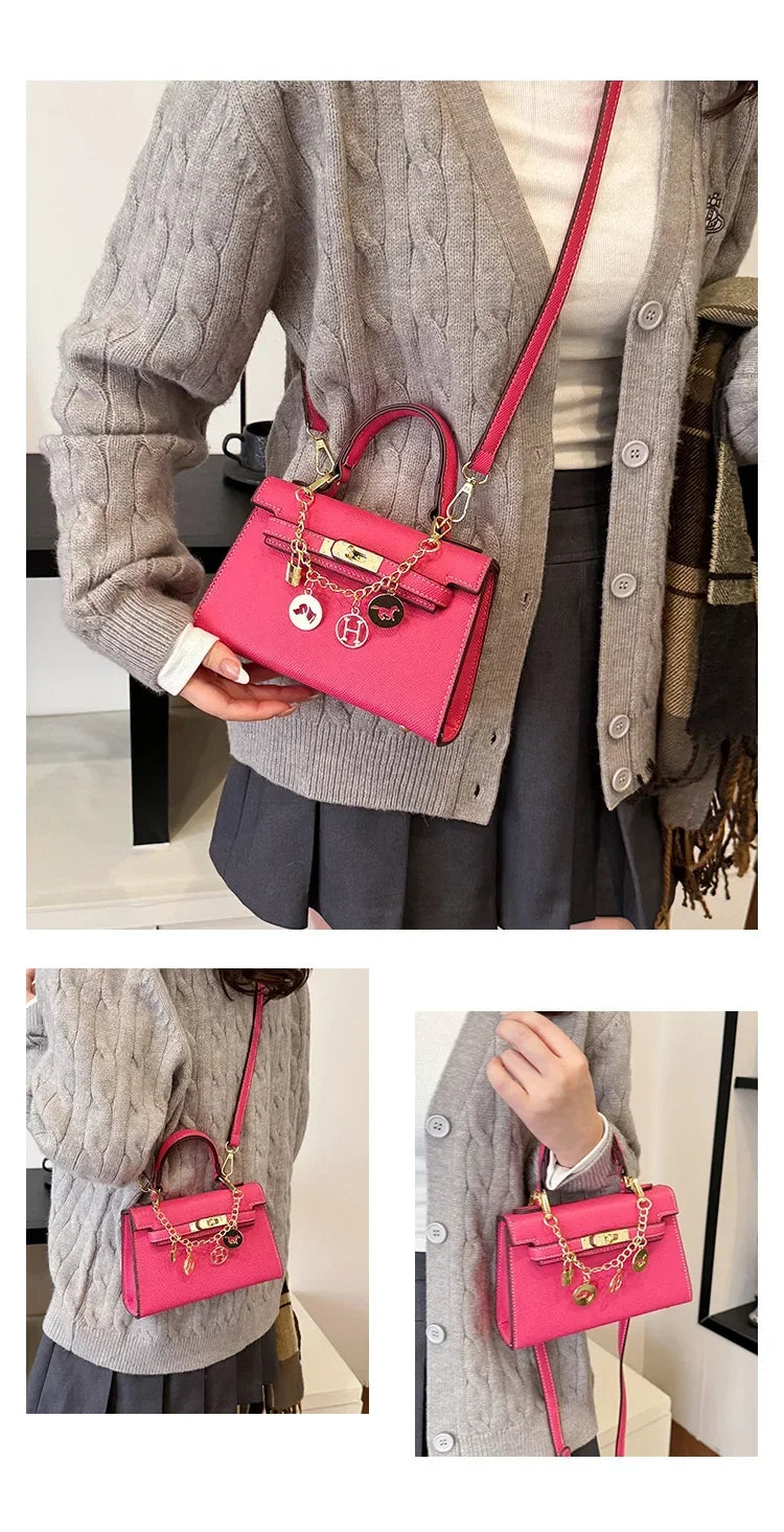 2025 Sac fourre-tout en cuir de luxe pour femme – Sac à main à bandoulière minimaliste, sac à main de travail et de bureau de petit lot de qualité supérieure - Lencensa 