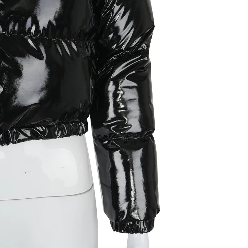 Cardigan Femme Col Montant Y2K - Manteau Streetwear Automne Hiver