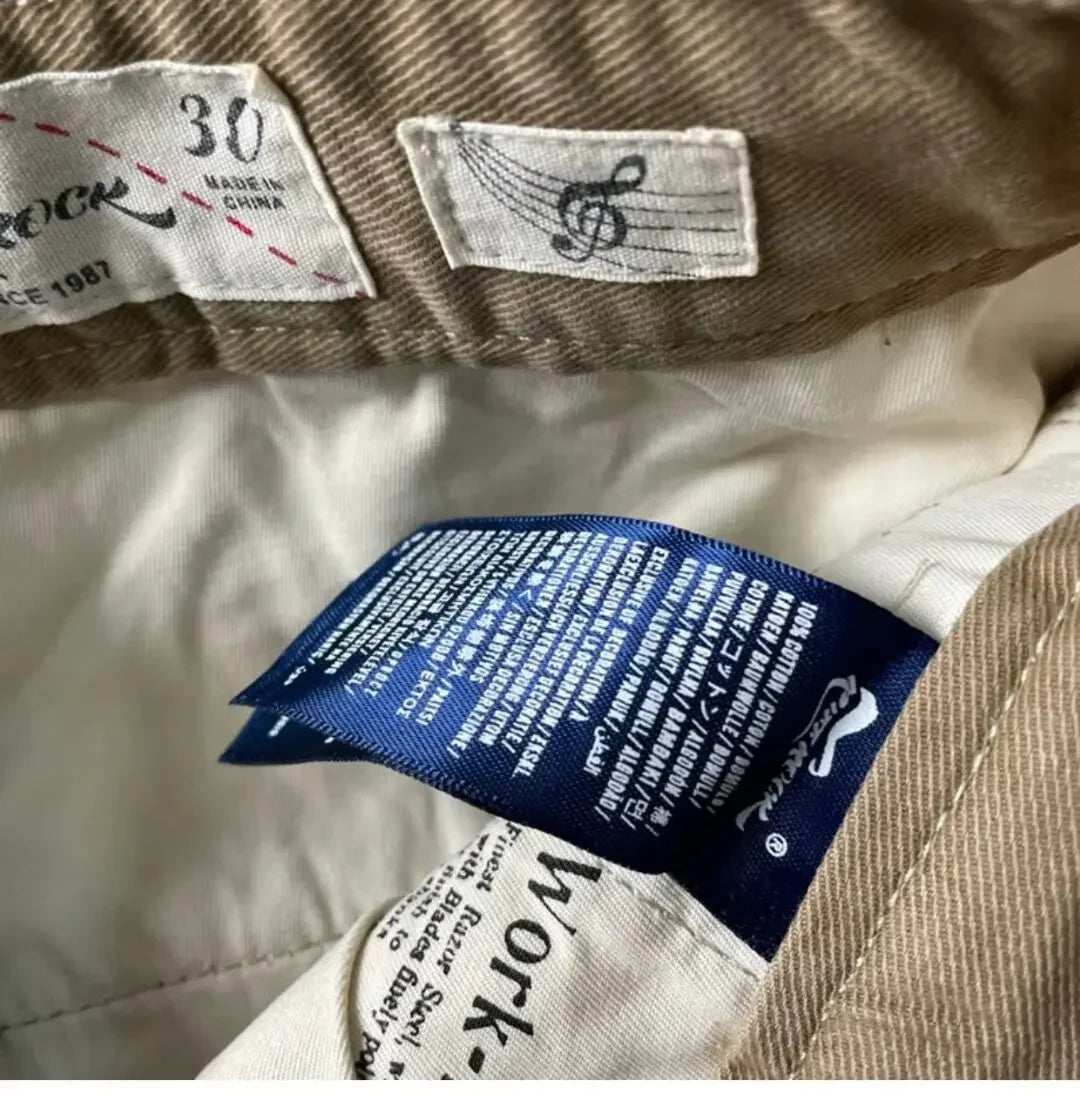 Pantalon Cargo Homme Coton - Style Américain Robuste Anti-Usure - Lencensa 