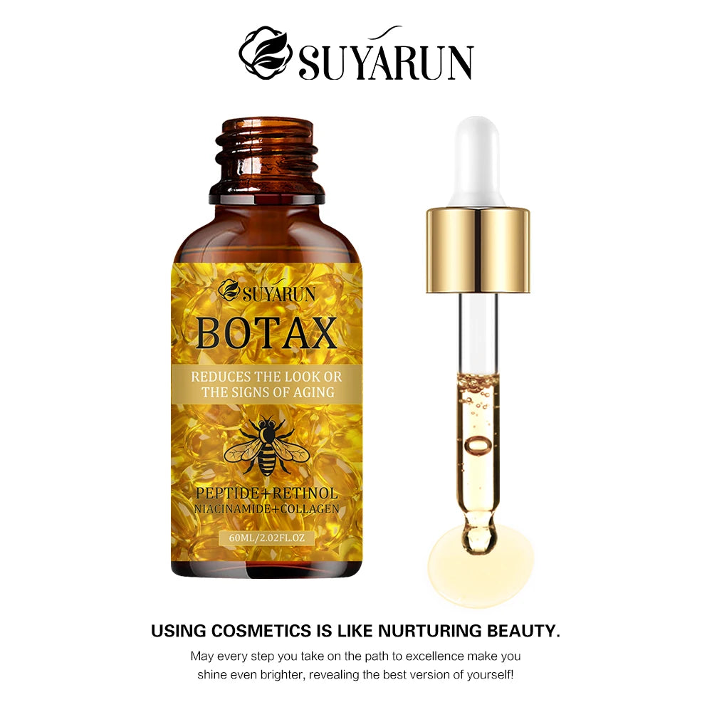 SUYARUN Botax Sérum Traitement du visage anti-âge, réducteur de rides et crème raffermissante pour la peau, soin du visage à absorption rapide.