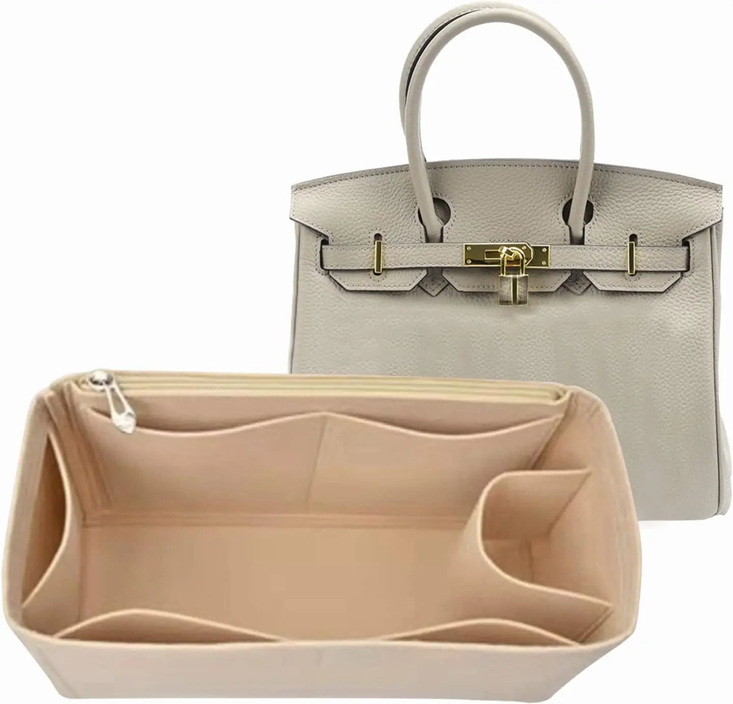 Insert organisateur de sac à main pour birkin 35 organisateur de sac insert de sac fourre-tout