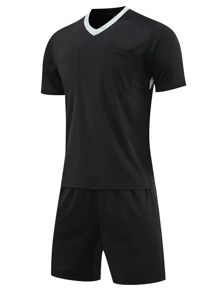 Uniforme Arbitre Football Personnalisable - Maillot Short Nom Numéro HAMEK - Lencensa 