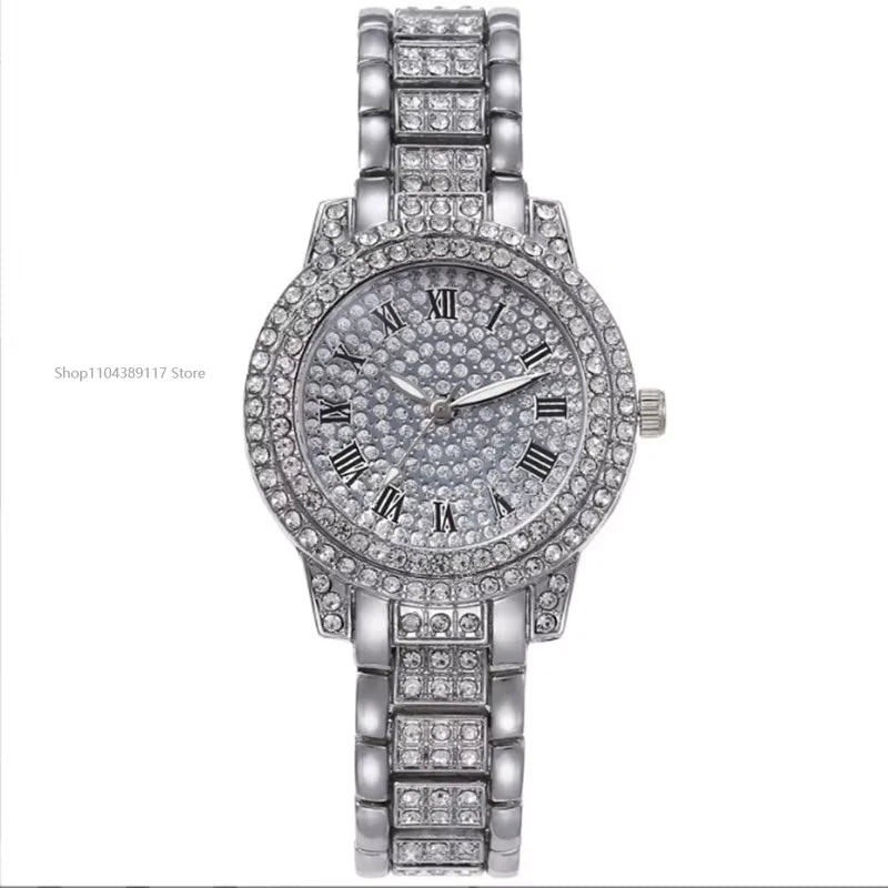 Décontracté dames Quartz Montre-Bracelet Bracelet ensemble 6 pièces ensemble femmes Montre horloge cadran romain marque de luxe Design femmes Montre Femme Reloj