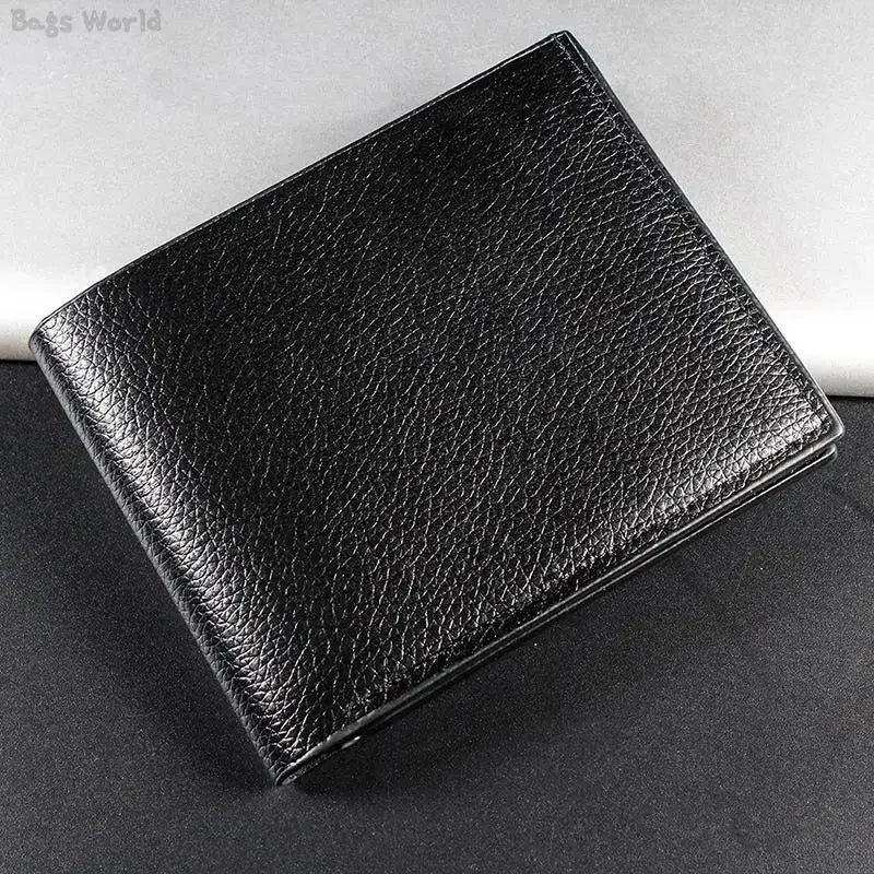 Portefeuille Premium Lencensa - Cuir Vachette Véritable Noir - Qualité Exceptionnelle Haut de Gamme
