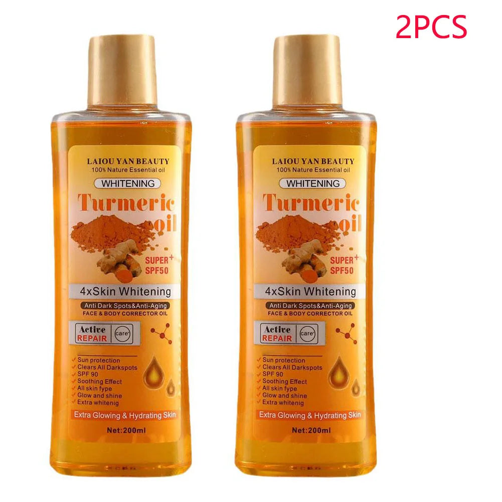Huile Essentielle Curcuma 200ml - Massage Corps Visage | Lencensa - Lencensa 