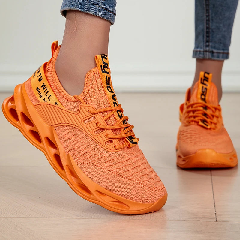 Femmes chaussures de Sport mode plate-forme baskets dames printemps hiver chaussures plates chaussures de course pour femme grande taille 43