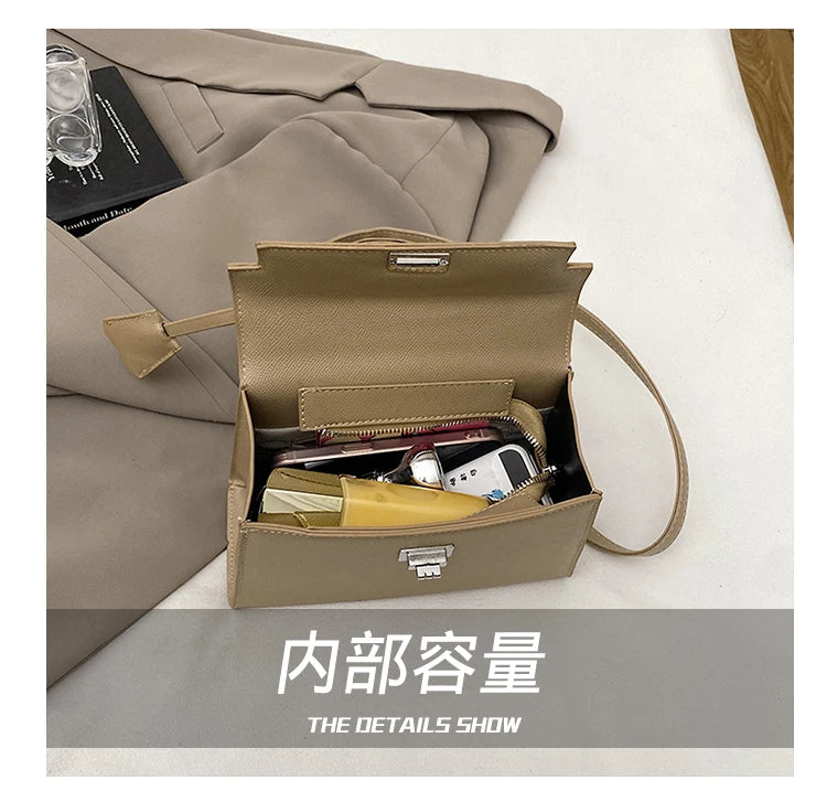 Sac à bandoulière en cuir de qualité supérieure pour femmes, sac à main de luxe de styliste, fourre-tout classique élégant - Lencensa 