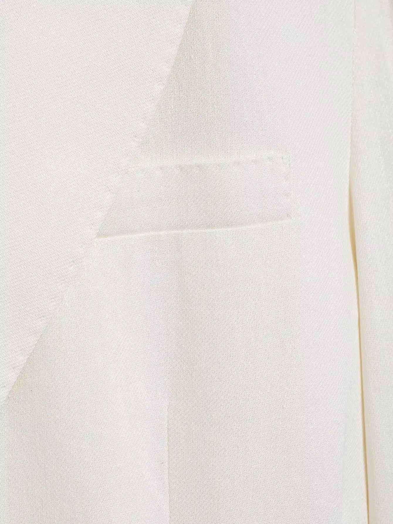 HH – costumes pour femmes, col rabattu blanc, manches longues, blazer à lacets + pantalon Long taille haute avec fermeture éclair, ensembles de mode printemps - Lencensa 