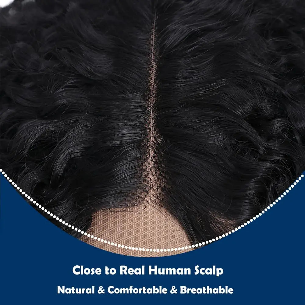 100% brésilien Afro crépus bouclés 5x 5/6x6 dentelle fermeture avant perruque courte Bob Frontal perruques bouclés vague cheveux humains courte Bob perruque