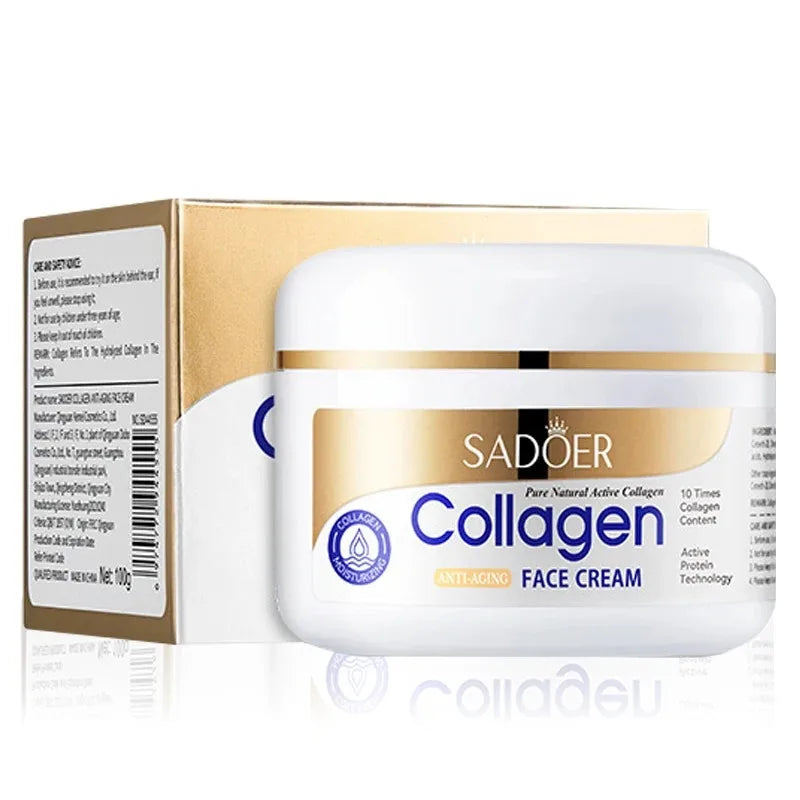 SADOER collagène soins de la peau série collagène masque Facial hydratant Anti-âge réparation éclaircissant peau masque Facial soins de la peau du visage - Lencensa 