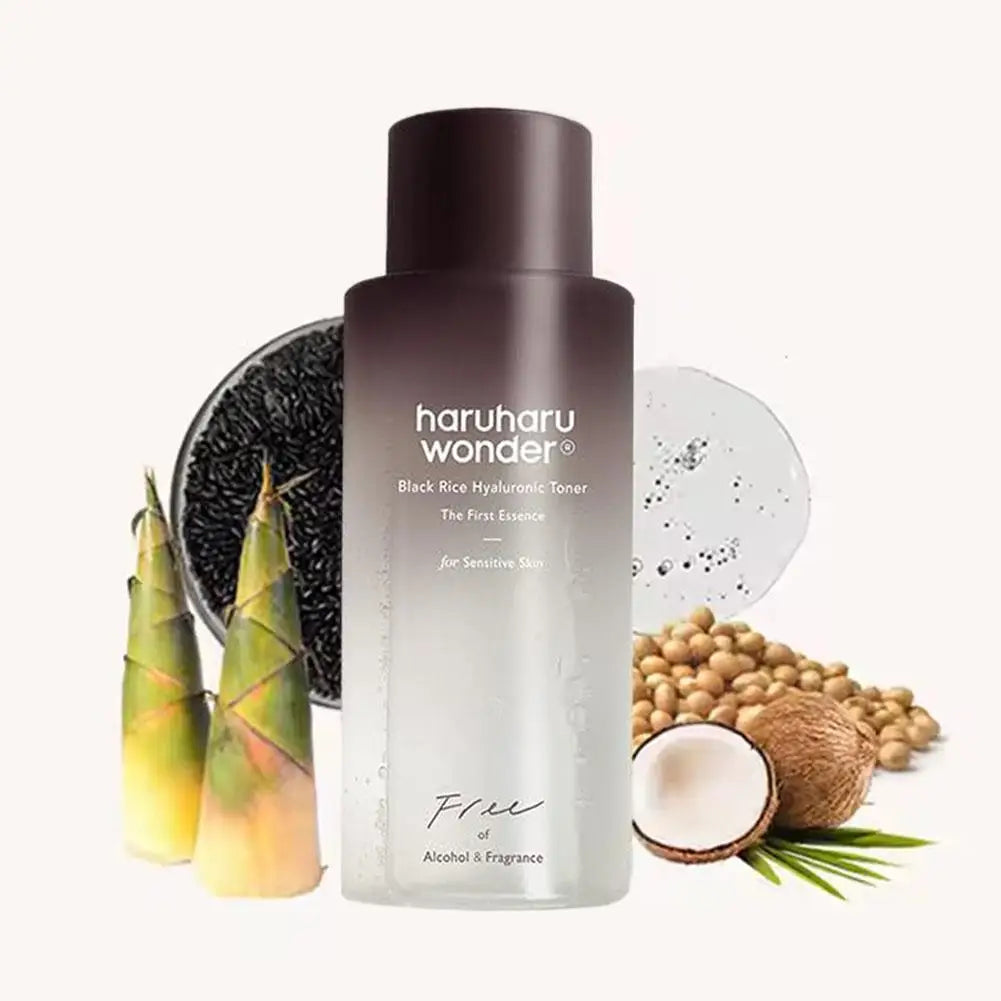Lencensa - Huile Nettoyante Premium | Riz Noir Coréen & Acide Hyaluronique de Qualité Supérieure