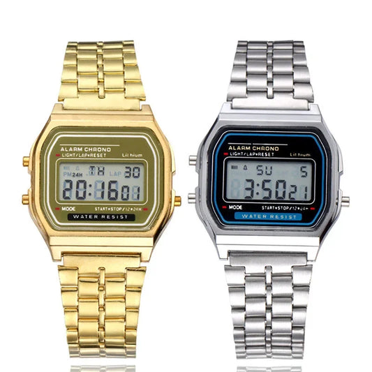 Nouvelles montres numériques pour hommes sport Bracelet étanche horloge or électronique montre-Bracelet LED femmes décontracté Montre Homme Relogio