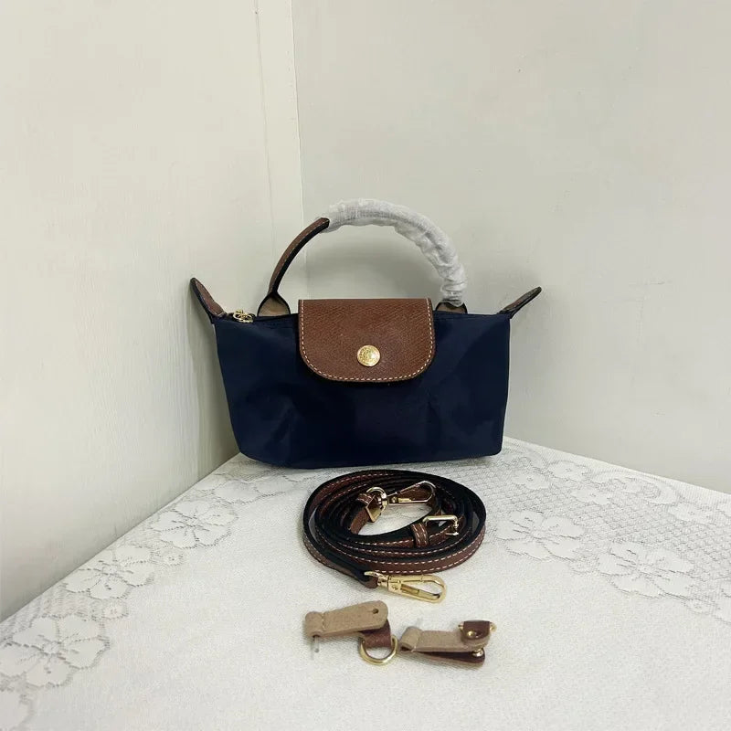 France Mini sac à main en nylon sans perforation une épaule femmes sac multifonctionnel printemps automne boulettes sac