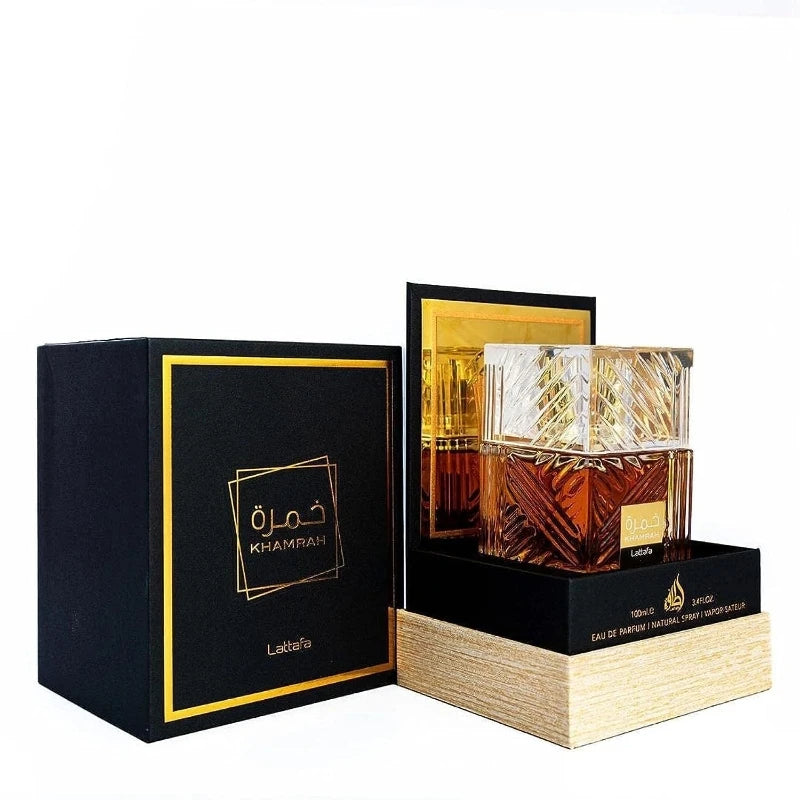Lattafa Khamrah Qahwa 100ml - Parfum Oriental Arabe Unisexe - Lencensa 