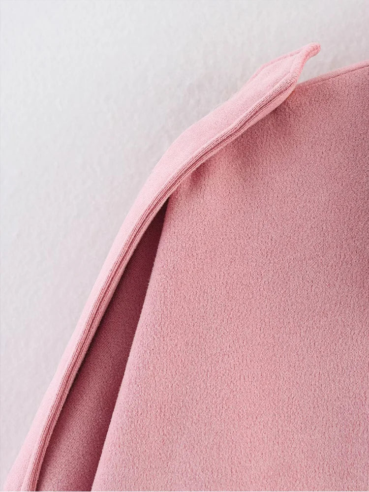 Veste Bomber Femme Daim - Surdimensionnée Printemps - Lencensa 