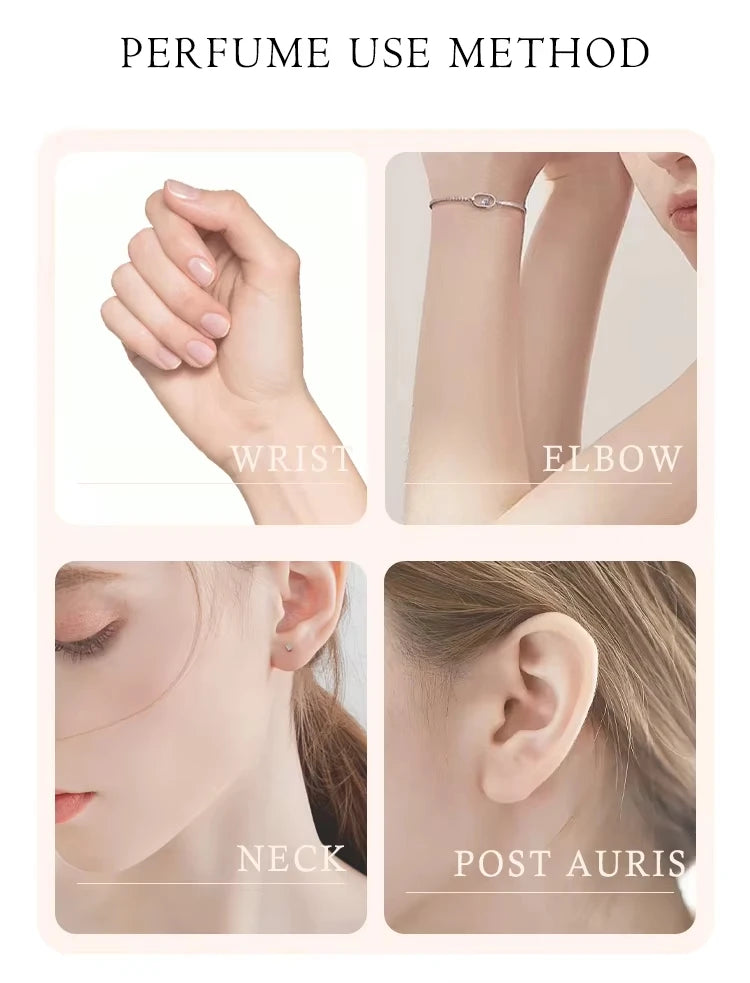 50ML 1.7FL.OZ Parfums longue durée pour femmes Notes florales romantiques Eau de Parfum pêche bergamote Rose Patchouli Parfum - Lencensa 