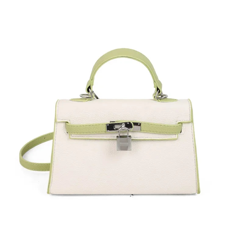 Sac à main de marque de luxe pour femmes en cuir fin, sac messager à bandoulière de styliste célèbre, fourre-tout élégant pour dames