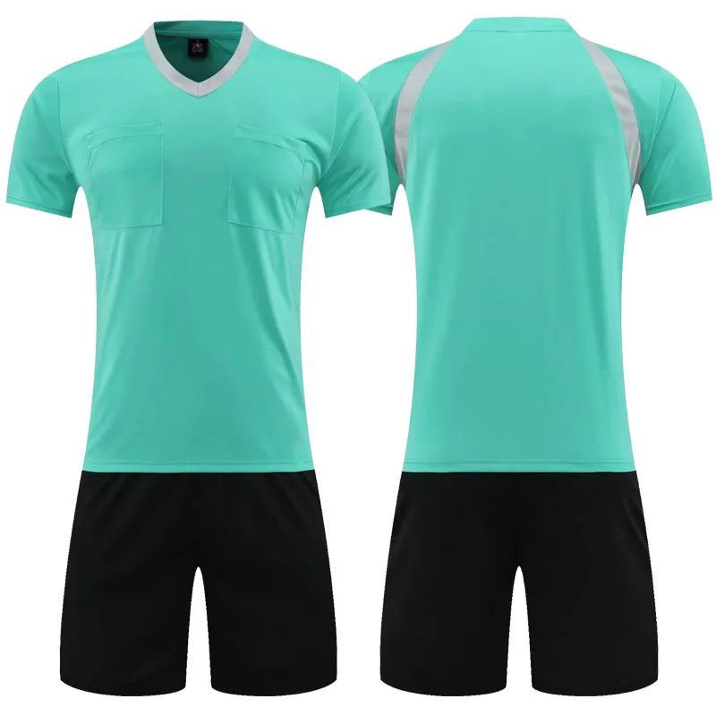 Uniforme Arbitre Football Personnalisable - Maillot Short Nom Numéro HAMEK - Lencensa 