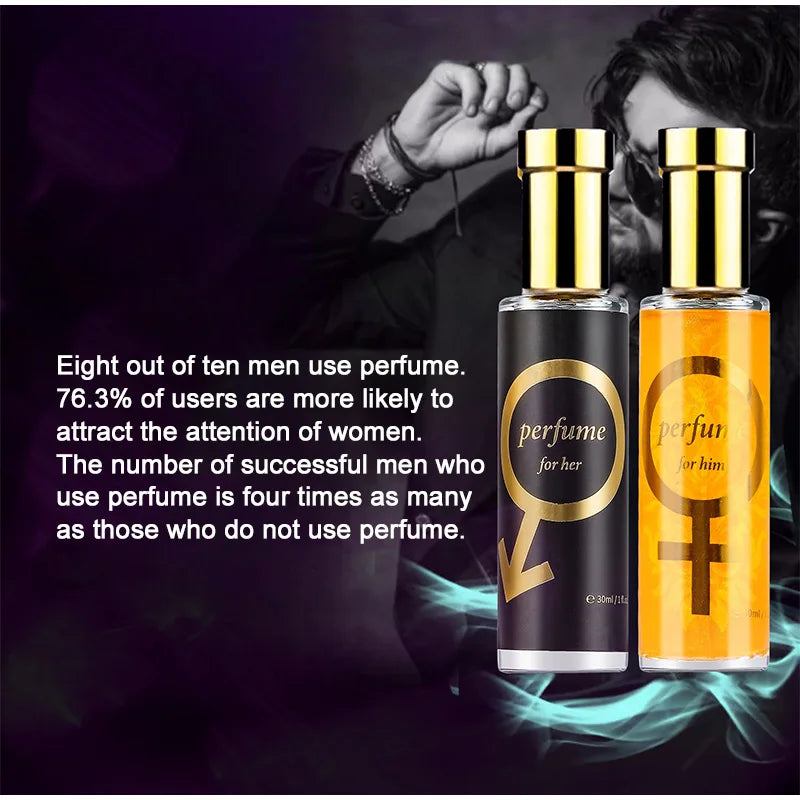 Sexuellement de phéromone séduisant pour hommes et femmes, parfum charmant pour attirer les femmes, parfum flirtant pour les rencontres, spray corporel longue durée, 90ml