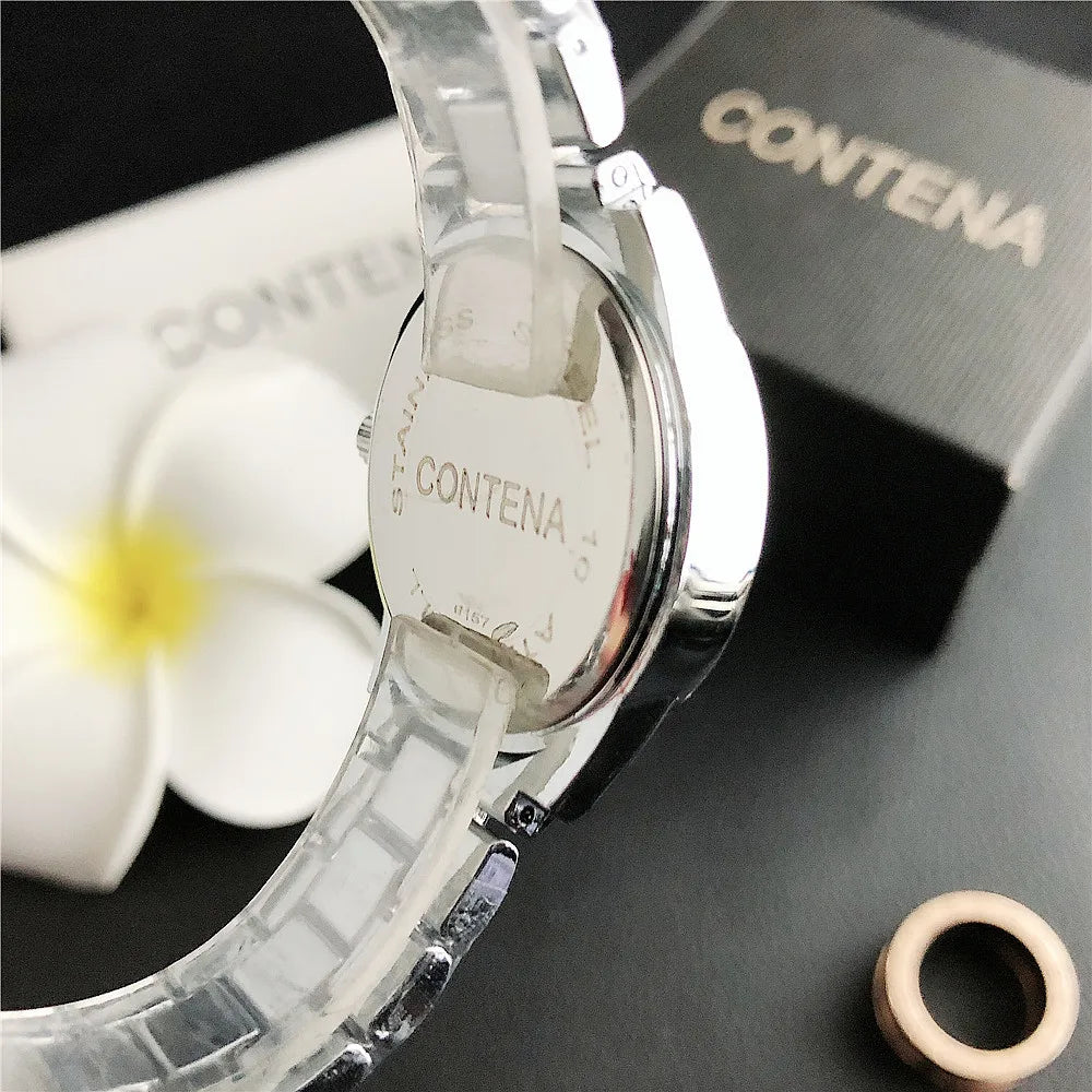 Montre pour femme Top marque de luxe en acier inoxydable strass Quartz montre-bracelet pour femmes mode robe dames horloge montre femme