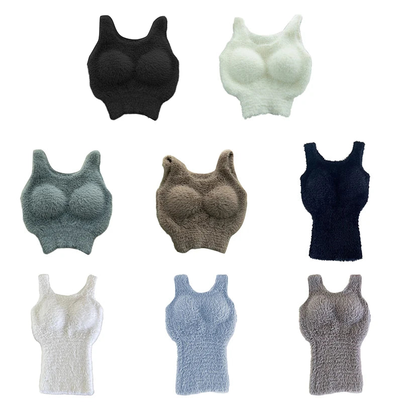 Débardeur Femme Thermique - Laine Peluche Chaud - Lencensa 