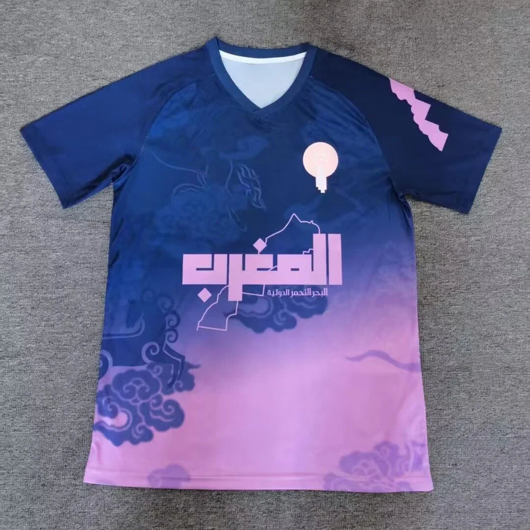 Maillot Maroc 2025/26 Lions de l'Atlas - Jersey Respirant Séchage Rapide Unisexe - Lencensa 