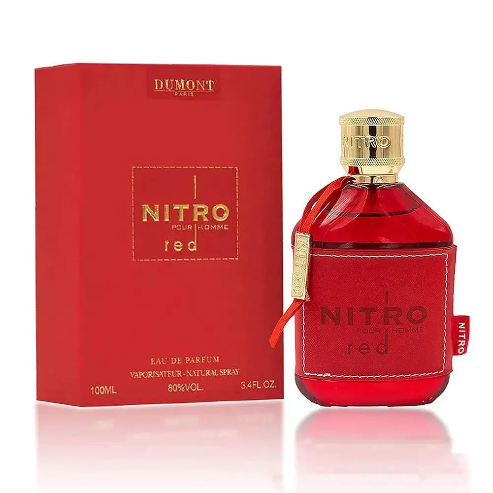 Nitro Red Dumont HOMMES Parfum arabe moyen-orient Parfum homme Parfum femme Parfum longue durée 100 ml - Lencensa 