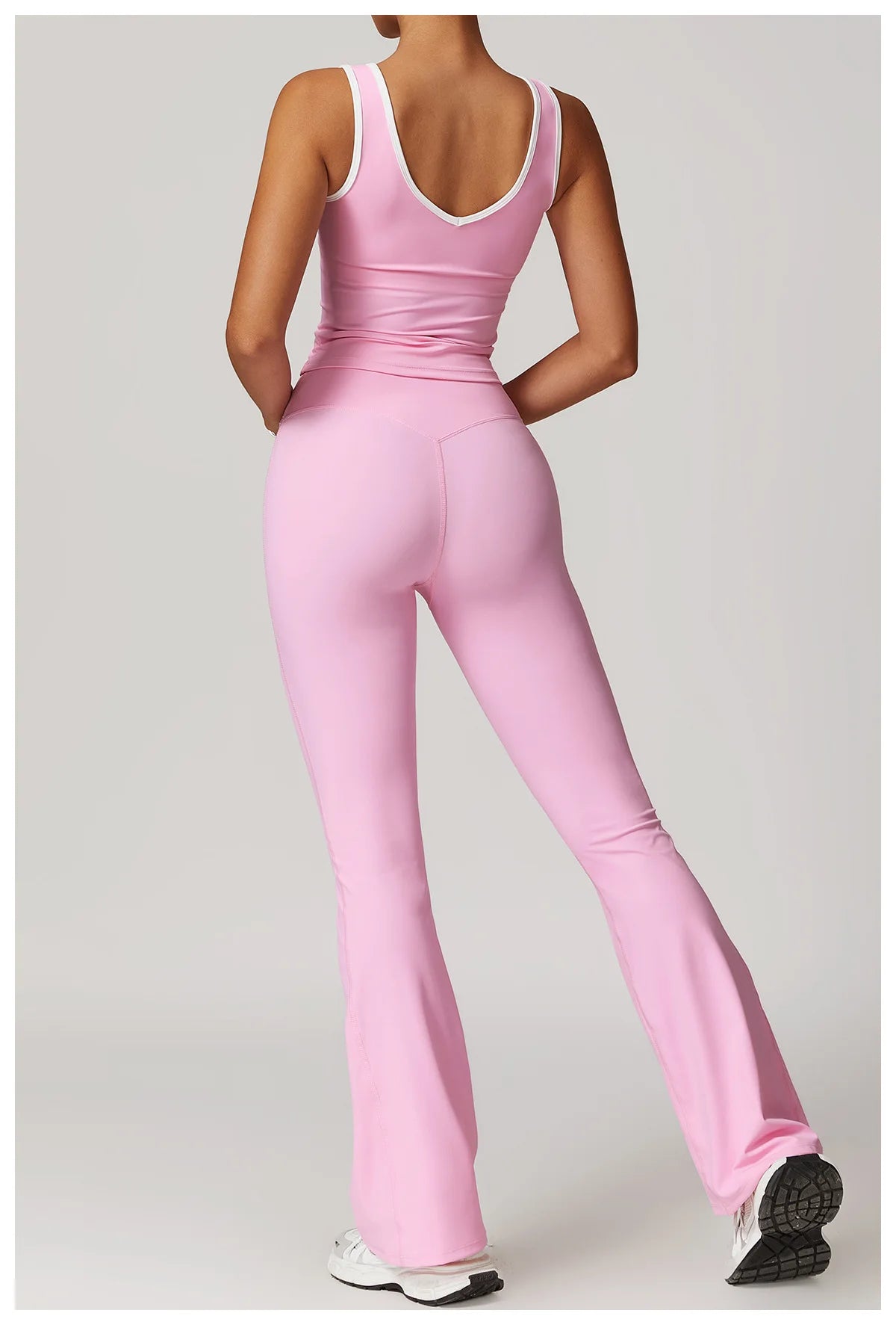 Ensemble Yoga Femme 2 Pièces - Legging Taille Haute + Brassière Sport - Lencensa 