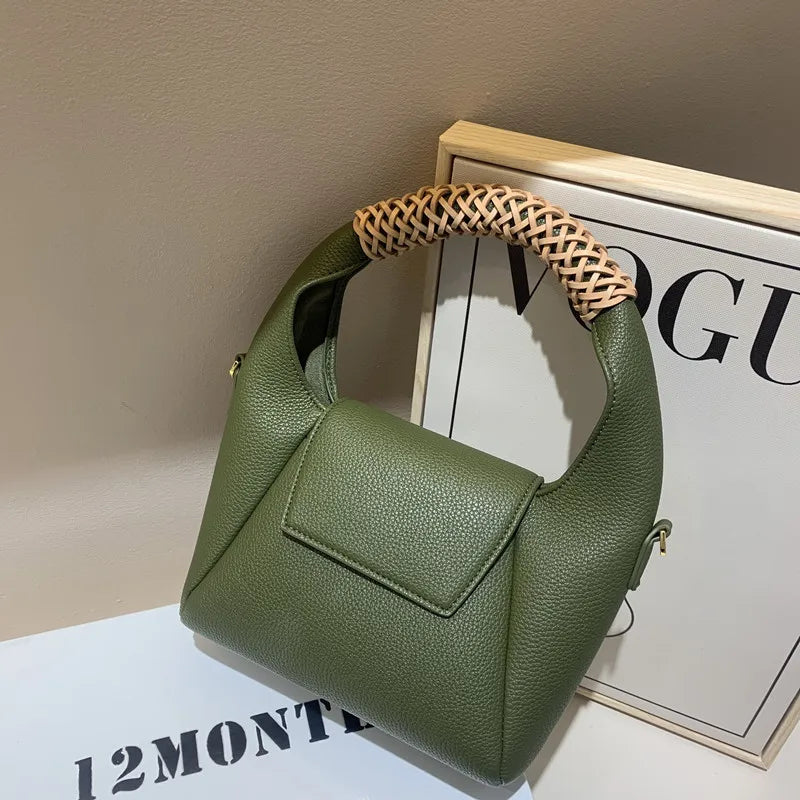 Sac à bandoulière tissé pour femme, sac à main décontracté, marque de créateur, haute qualité, offre spéciale, E27, 2023