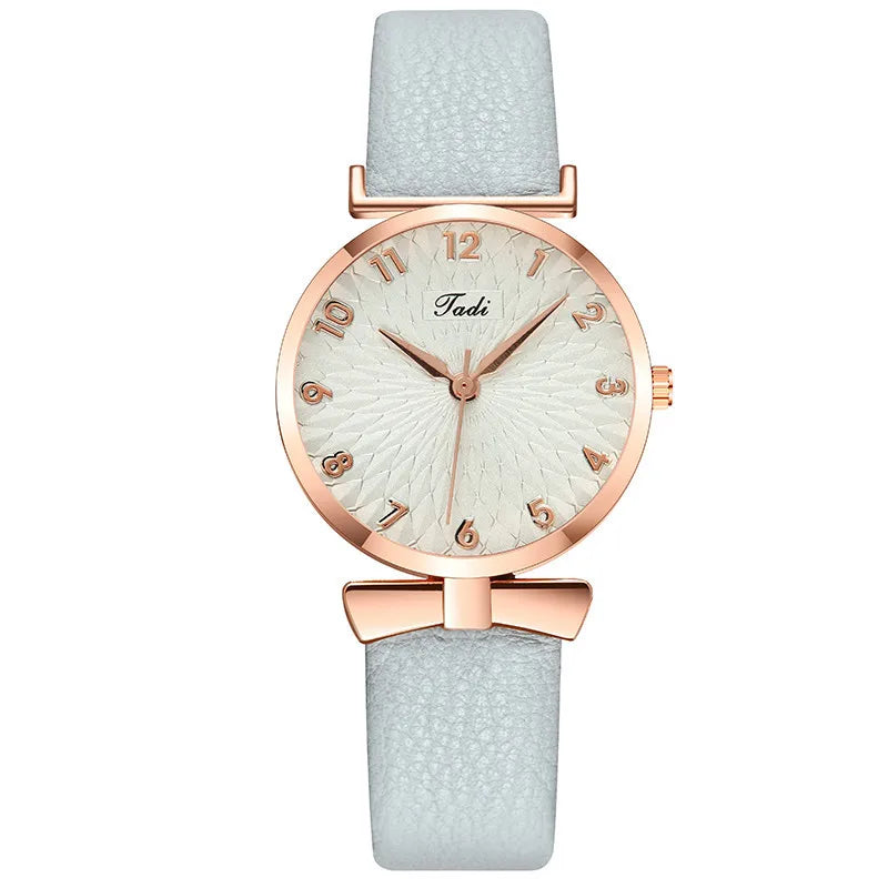 Mode femmes Montre bracelet en cuir Pu Montre-bracelet montres à Quartz pour femmes horloge dames Montre cadeau Reloj Mujer Montre Femme