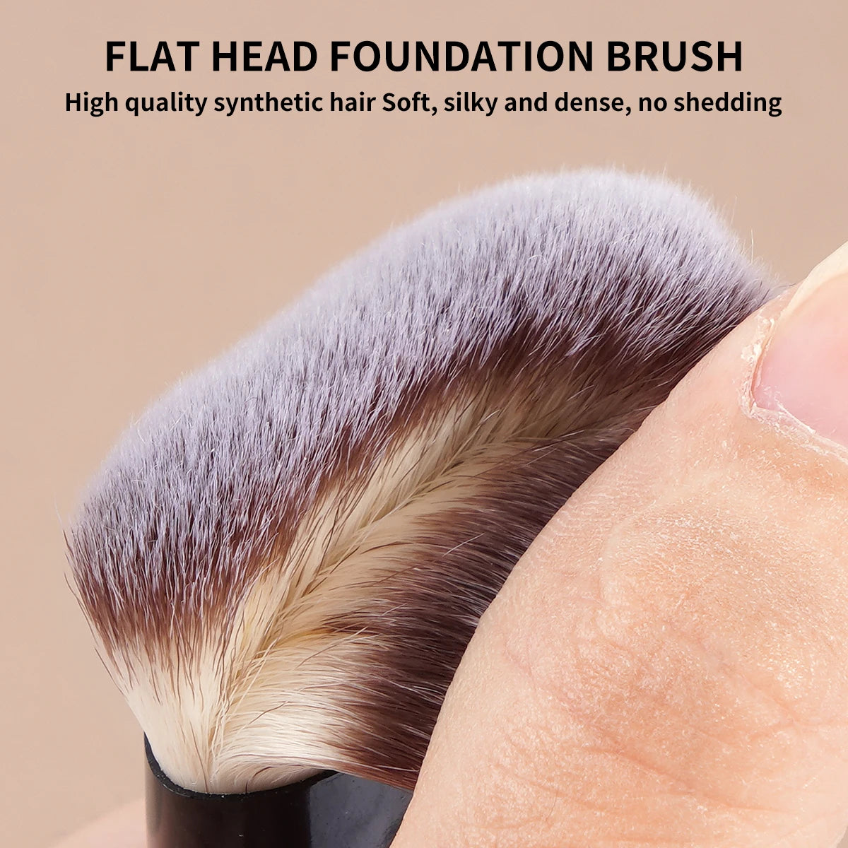 MAANGE – pinceaux de fond de teint profilés, pinceaux de maquillage pour le visage, pour fond de teint liquide ou crème, outil de maquillage pour la beauté - Lencensa 