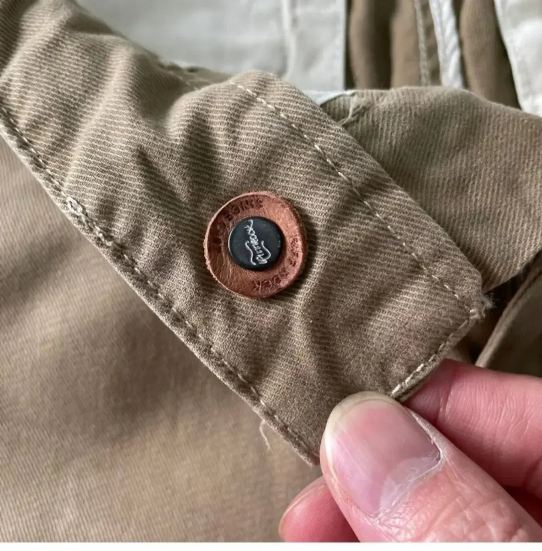 Pantalon Cargo Homme Coton - Style Américain Robuste Anti-Usure - Lencensa 