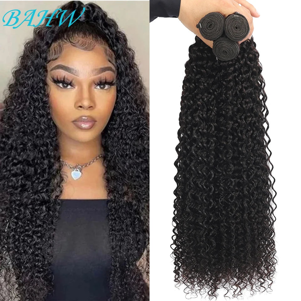 Mèches péruviennes 100% naturelles Remy, cheveux crépus bouclés, couleur naturelle, Extensions de cheveux humains vierges, 10-30 pouces, pour femmes noires