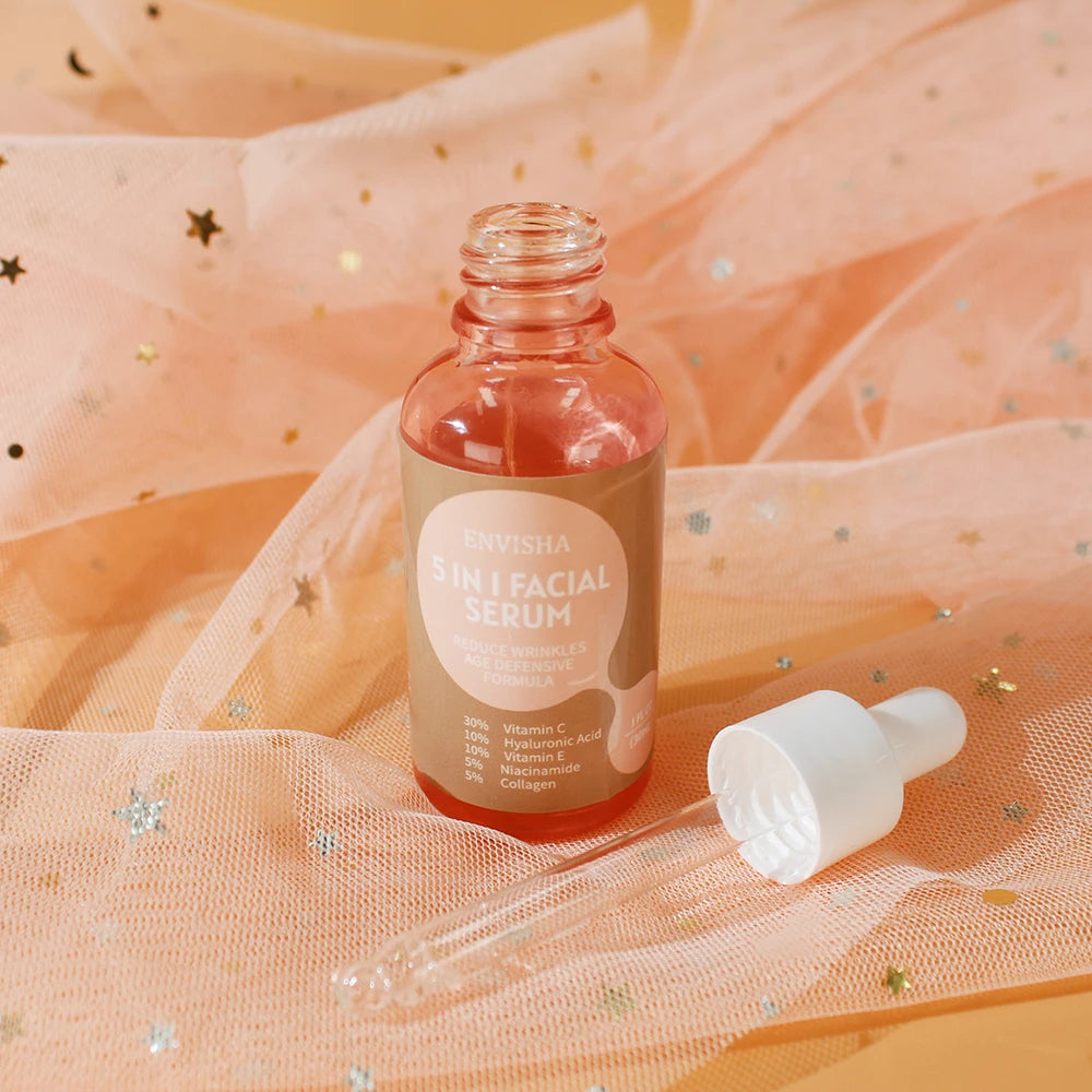 Sérum Visage Lencensa - Collagène + Acide Hyaluronique + Niacinamide Multi-Actifs