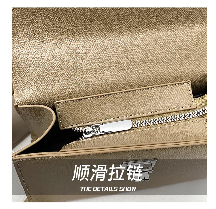 Sac à bandoulière en cuir de qualité supérieure pour femmes, sac à main de luxe de styliste, fourre-tout classique élégant - Lencensa 