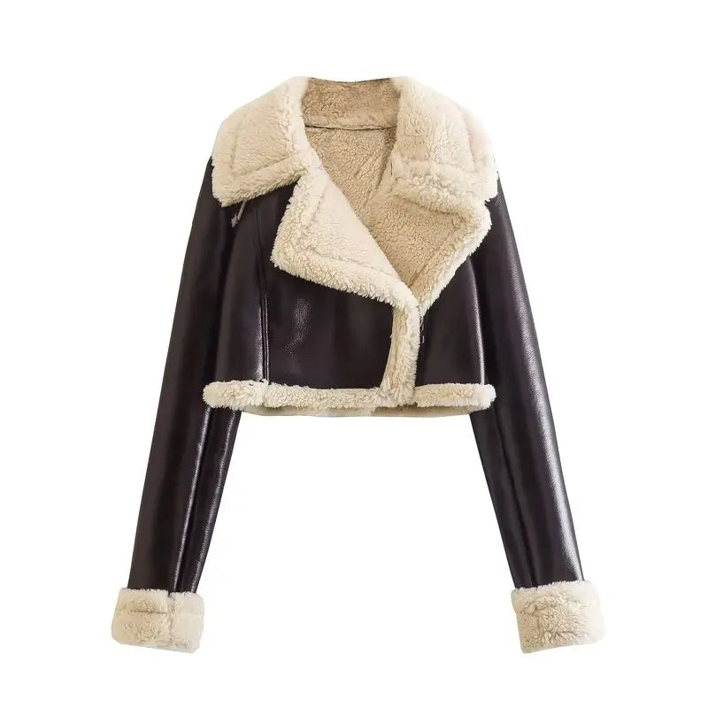 Willshela femmes mode solide avant vestes à glissière Vintage revers cou manches longues femme Chic dame tenues