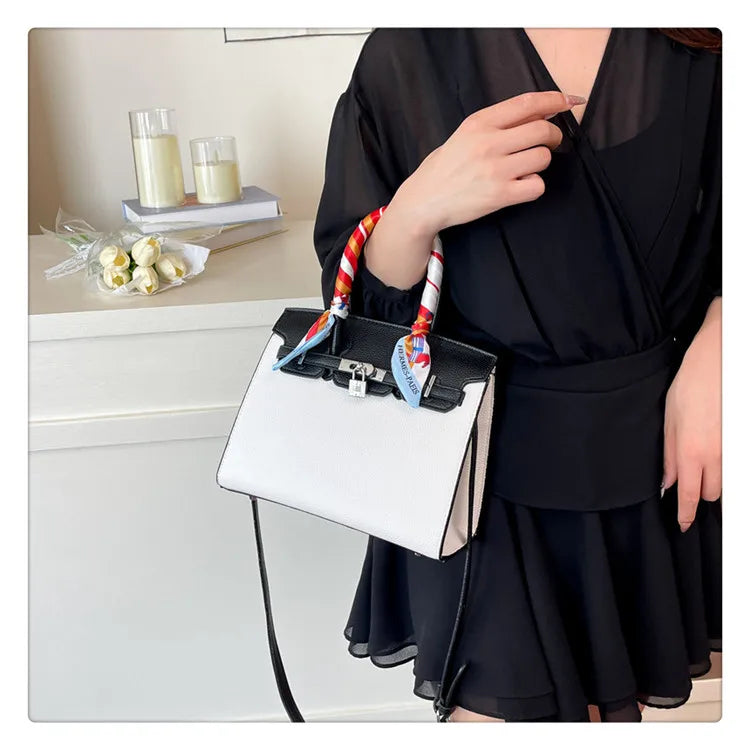 Sac à main de luxe léger et Portable pour femmes, sac à main de tempérament pratique, multifonctionnel, polyvalent, grande capacité, mode Simple - Lencensa 