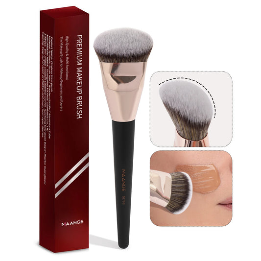 MAANGE – pinceaux de fond de teint profilés, pinceaux de maquillage pour le visage, pour fond de teint liquide ou crème, outil de maquillage pour la beauté