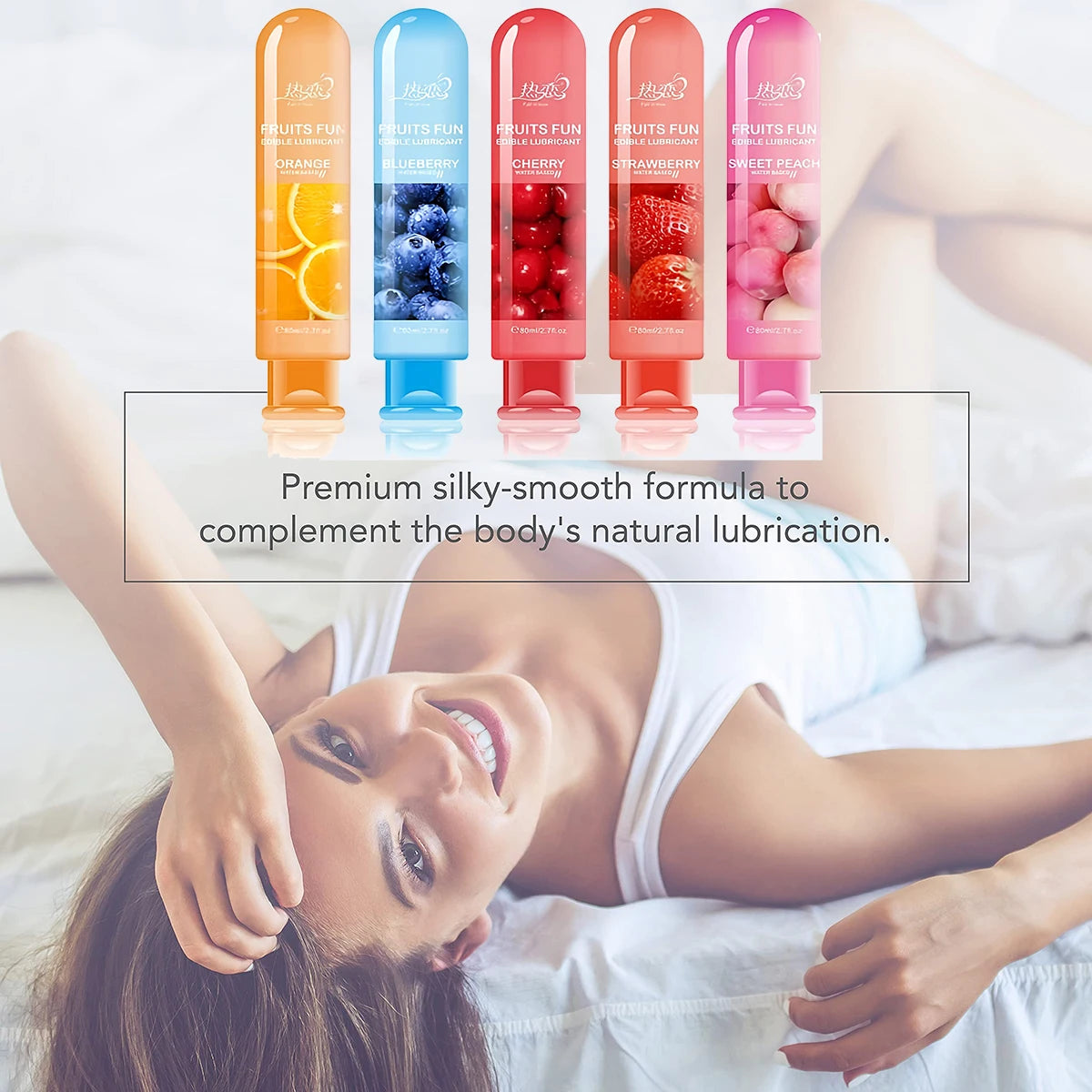 Lickable Lubricant Passionate Fruity Lubricant Strong Wire Drawing Water-Soluble Body Adult Sex Easy to Use - Lencensa 