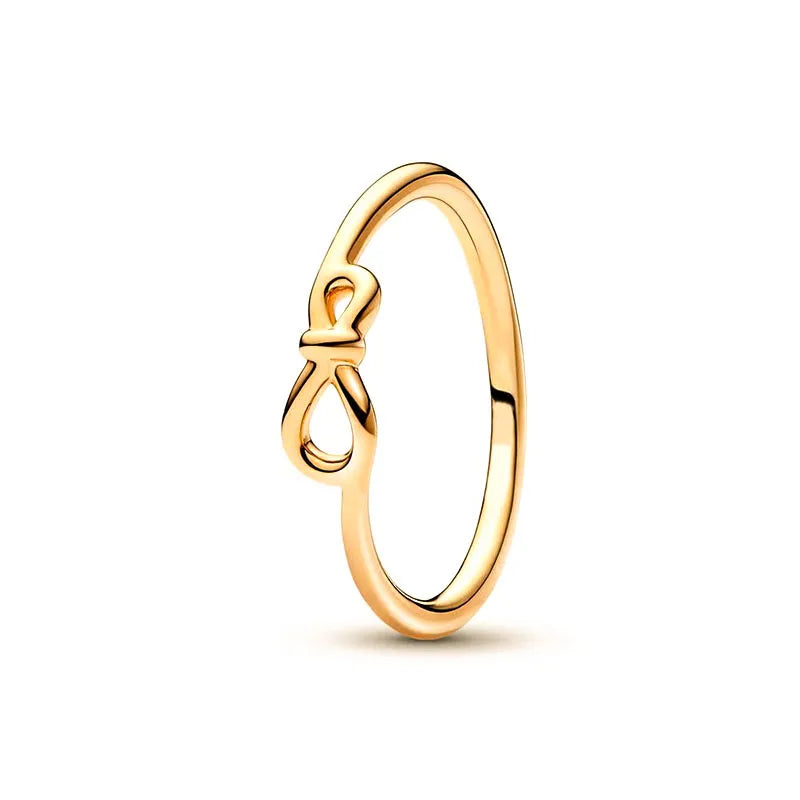Bague en argent plaqué or 18 carats pour femmes, en forme de cœur, en Zircon, bijoux fins, cadeaux d'anniversaire, de saint-valentin, 925
