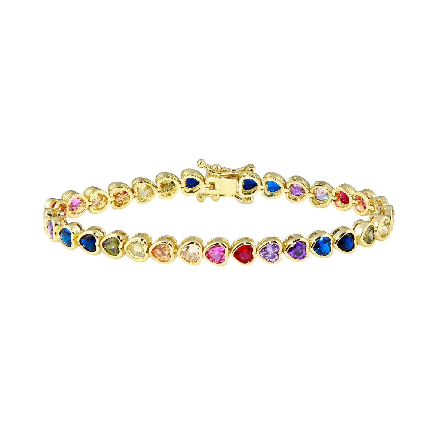 Bracelet en zircone cubique 5A CZ, lunette géométrique de différentes formes, chaîne de Tennis, bijoux classiques à la mode pour femmes