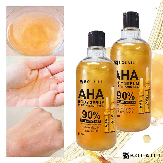 ALPHA acides hydroxy 24K or visage corps sérum vitamine C & E Essence raffermissant hydratant taches dissolvant blanchissant soins de la peau 500ml