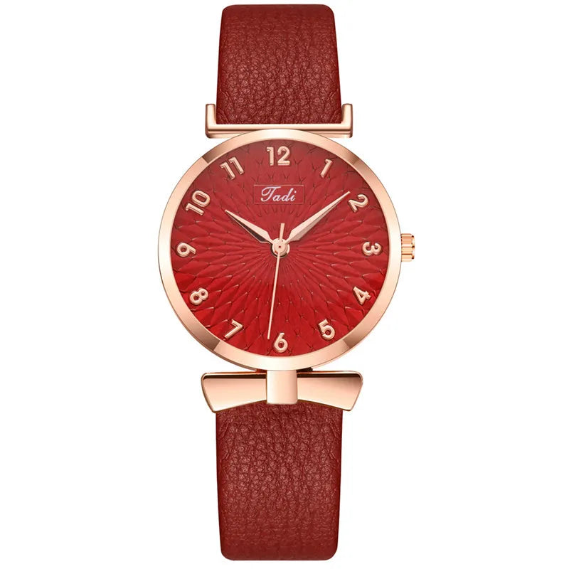 Mode femmes Montre bracelet en cuir Pu Montre-bracelet montres à Quartz pour femmes horloge dames Montre cadeau Reloj Mujer Montre Femme