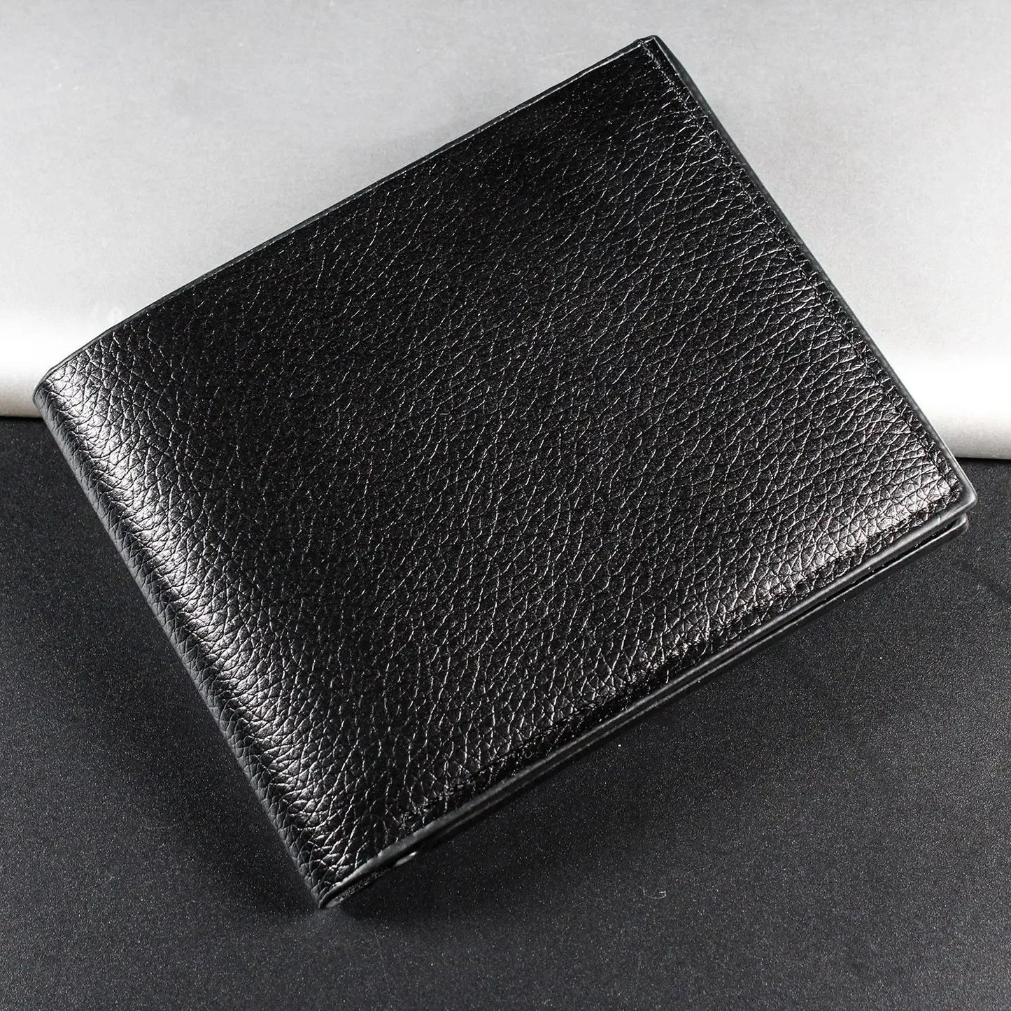 Portefeuille Premium Lencensa - Cuir Vachette Véritable Noir - Qualité Exceptionnelle Haut de Gamme