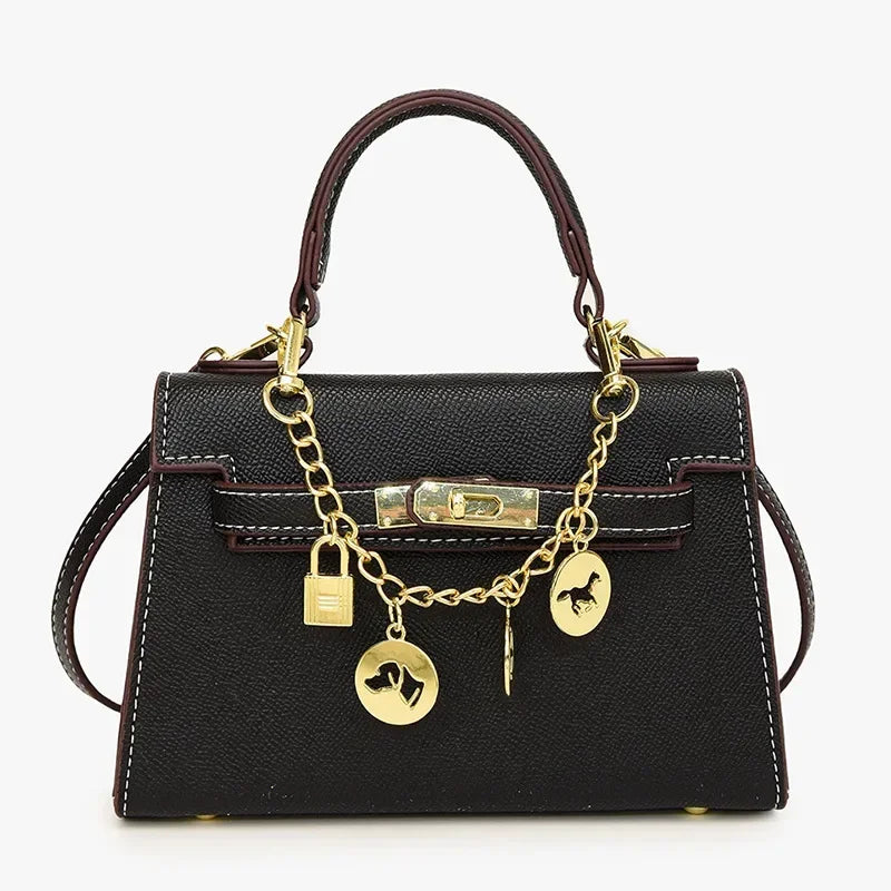 2025 Sac fourre-tout en cuir de luxe pour femme – Sac à main à bandoulière minimaliste, sac de travail de qualité supérieure pour petits lots et essentiels de bureau - Lencensa 