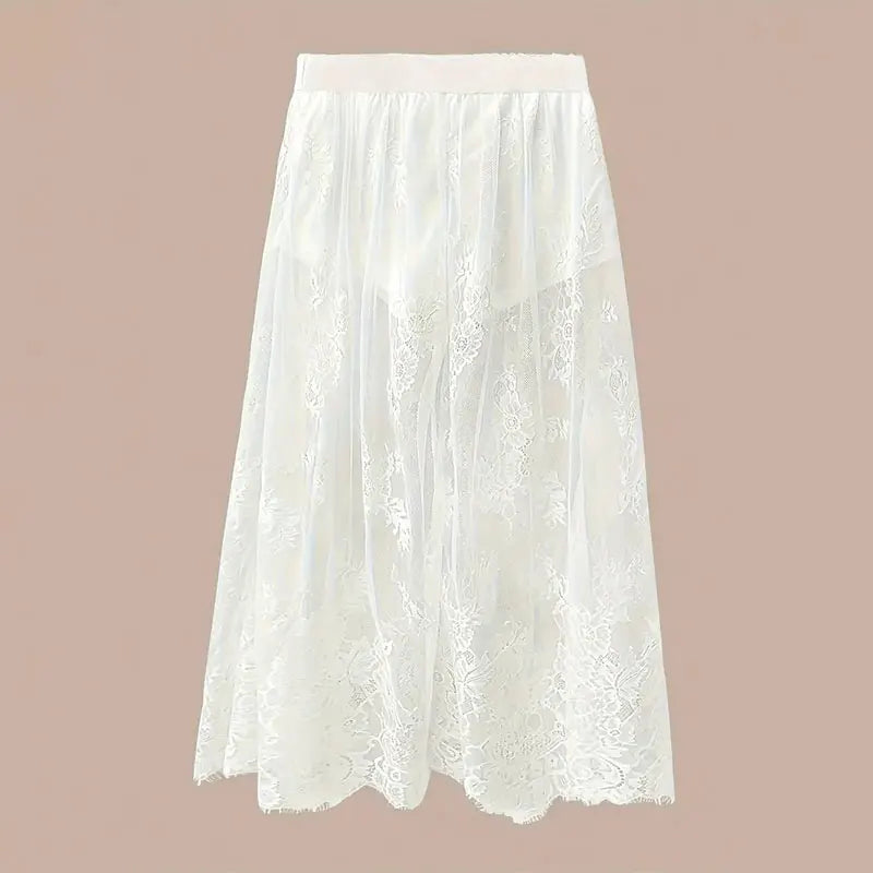 Robe de soirée élégante en dentelle pour femmes, tenue de soirée élégante, Sexy, transparente, Maxi, moulante, gothique, mode Lolita, jupe noire, 2024