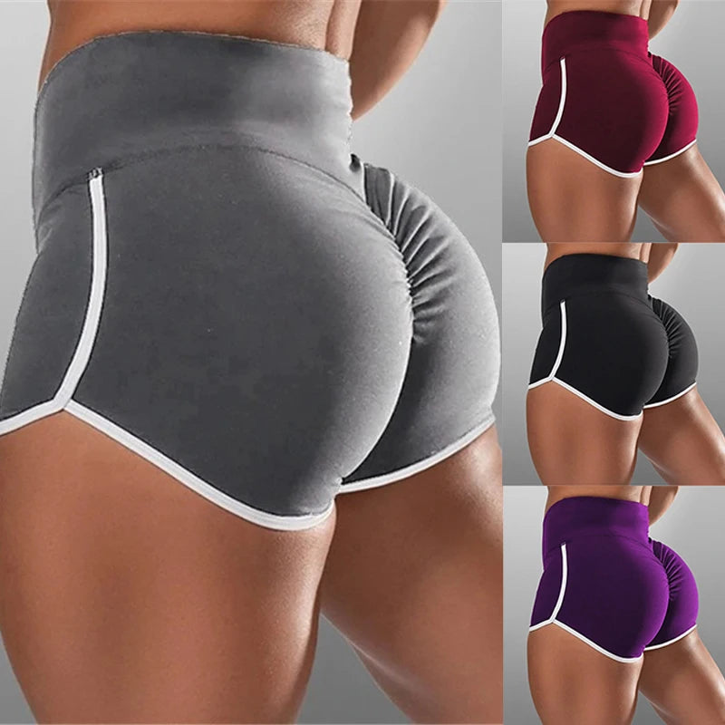 Short Sport Femme Été - Yoga Fitness Gym Taille Basse Stretch - Lencensa 