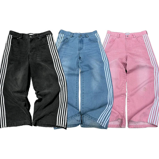 Jean Baggy Premium Lencensa Y2K - Denim Haute Qualité Unisexe Streetwear