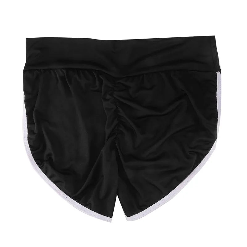 Short Sport Femme Été - Yoga Fitness Gym Taille Basse Stretch - Lencensa 
