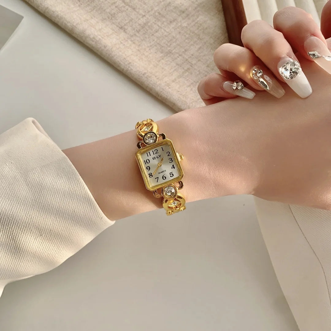Femmes montres Top marque de luxe montres dames mode or Bracelet montre femme élégante horloge femmes montre femme